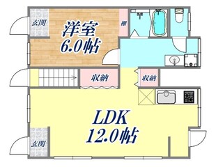 国香通アパートの物件間取画像